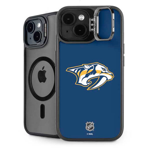 NHL Nashville Predators Logo iPhone 14 Kickstand Case