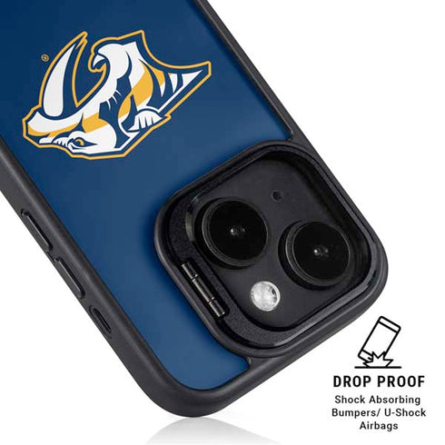 NHL Nashville Predators Logo iPhone 14 Kickstand Case