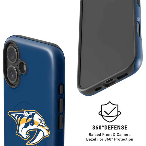NHL Nashville Predators Logo iPhone 16 Magsafe Impact Case