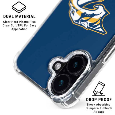 NHL Nashville Predators Logo iPhone 16 Plus MagSafe Case
