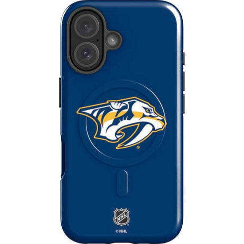 NHL Nashville Predators Logo iPhone 16 Plus Magsafe Impact Case