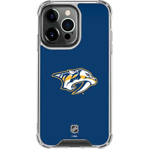 NHL Nashville Predators Logo iPhone 16 Pro Clear Case