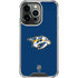 NHL Nashville Predators Logo iPhone 16 Pro Clear Case