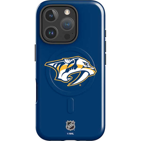 NHL Nashville Predators Logo iPhone 16 Pro Max Magsafe Impact Case