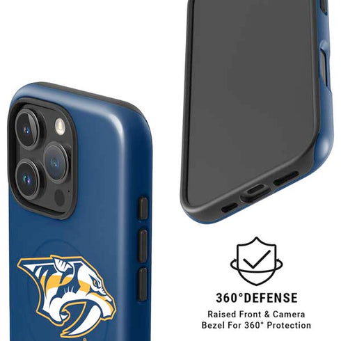 NHL Nashville Predators Logo iPhone 16 Pro Max Magsafe Impact Case