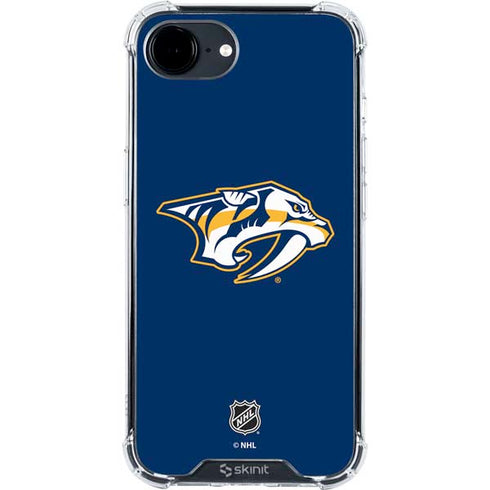 NHL Nashville Predators Logo iPhone 16e Clear Case