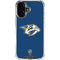NHL Nashville Predators Logo iPhone 17 Clear Case