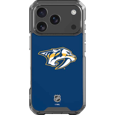 NHL Nashville Predators Logo iPhone 18 Pro Clear Case