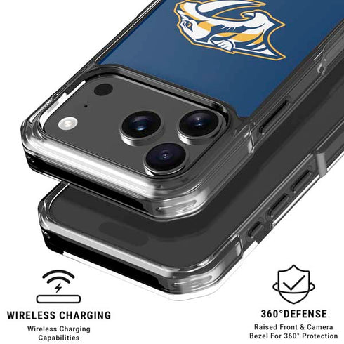 NHL Nashville Predators Logo iPhone 18 Pro Clear Case