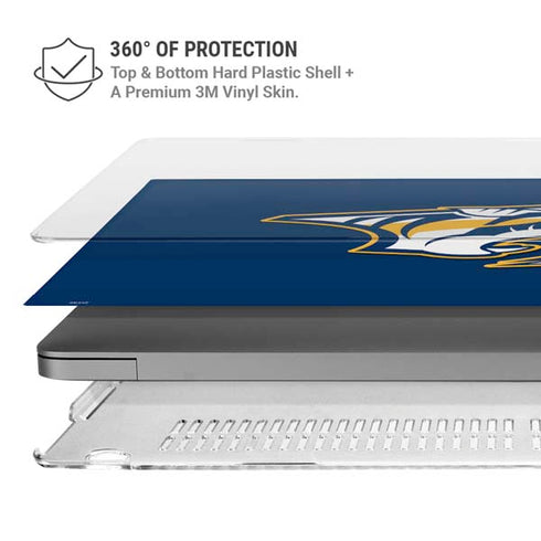 NHL Nashville Predators Logo MacBook Cases
