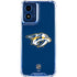 NHL Nashville Predators Logo Moto G 5G (2024) Clear Case