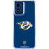 NHL Nashville Predators Logo Moto G Play 4G (2024) Clear Case