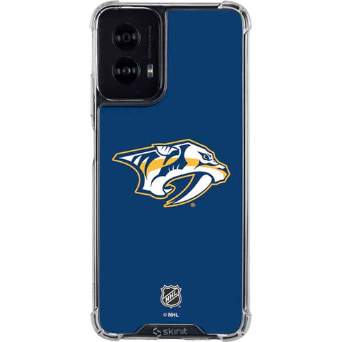NHL Nashville Predators Logo Moto G Power 5G (2024) Clear Case