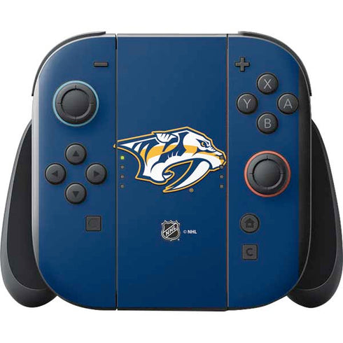NHL Nashville Predators Logo Nintendo Switch 2 (2025) with Joy-Con Skin