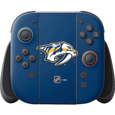 NHL Nashville Predators Logo Nintendo Switch 2 (2025) Joy-Con Controller Skin