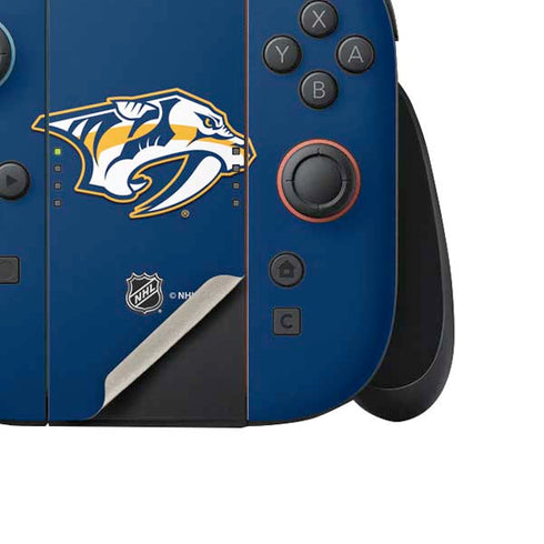NHL Nashville Predators Logo Nintendo Switch 2 (2025) Joy-Con Controller Skin