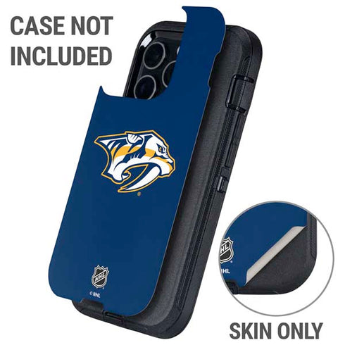 NHL Nashville Predators Logo Otterbox Defender iPhone Skin