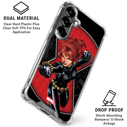Marvel Black Widow Natasha Romanova Galaxy S26 Plus Clear Case