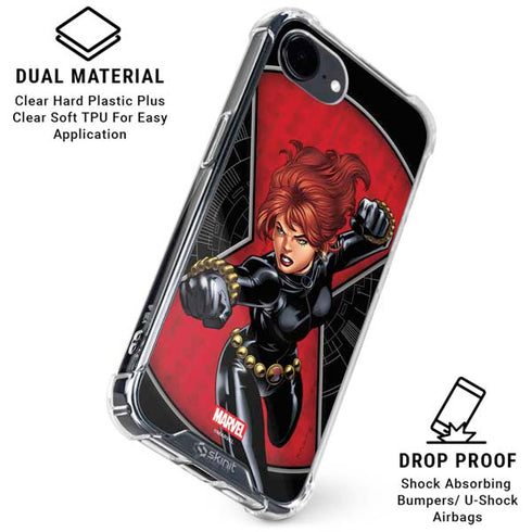 Marvel Black Widow Natasha Romanova iPhone 16e Clear Case