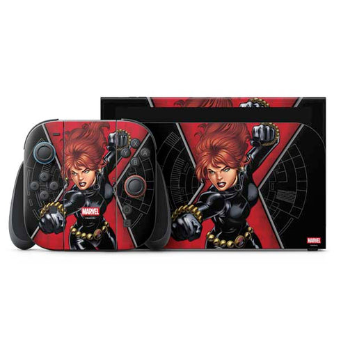 Marvel Black Widow Natasha Romanova Nintendo Skins