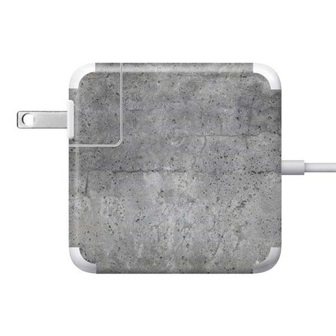 Natural Grey Concrete 85W Power Adapter (15 and 17 inch MacBook Pro Charger) Skin