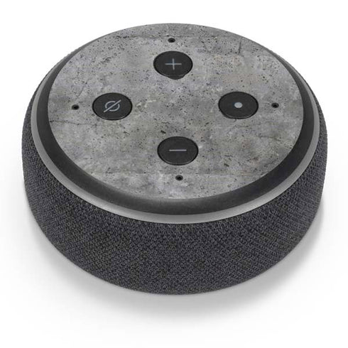 Natural Grey Concrete Amazon Echo Dot Skin