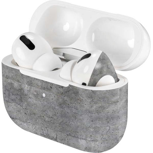 Natural Grey Concrete AirPods Skins