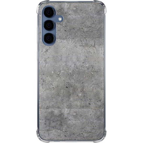Natural Grey Concrete Galaxy A35 5G Clear Case