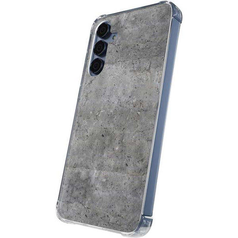 Natural Grey Concrete Galaxy A55 5G Clear Case