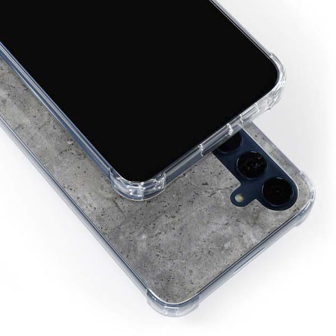 Natural Grey Concrete Galaxy A55 5G Clear Case