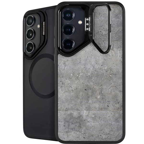 Natural Grey Concrete Galaxy S25 Kickstand Case