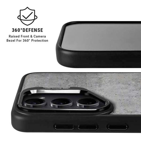 Natural Grey Concrete Galaxy S25 Kickstand Case