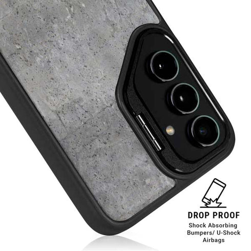 Natural Grey Concrete Galaxy S25 Kickstand Case