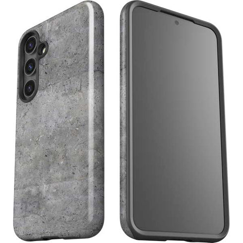 Natural Grey Concrete Galaxy S25 Plus Impact Case