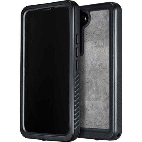 Natural Grey Concrete Galaxy S24 Plus Waterproof Case