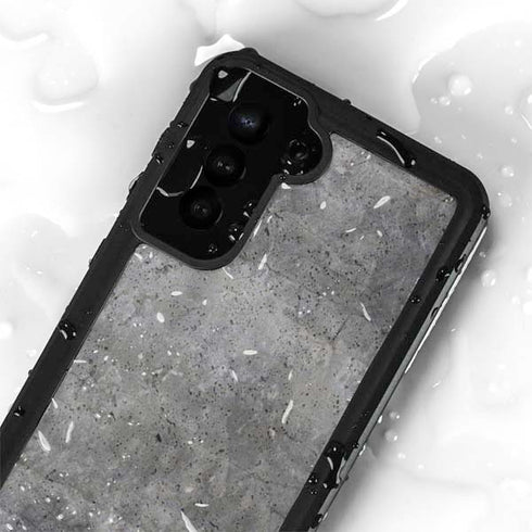Natural Grey Concrete Galaxy S24 Plus Waterproof Case