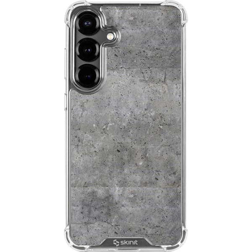 Natural Grey Concrete Galaxy S26 Clear Case