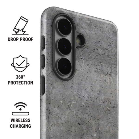 Natural Grey Concrete Galaxy S26 Impact Case