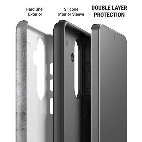 Natural Grey Concrete Galaxy S26 Impact Case