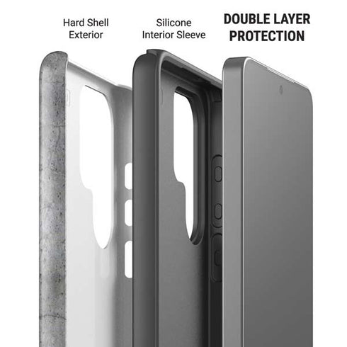 Natural Grey Concrete Galaxy S26 Ultra Impact Case