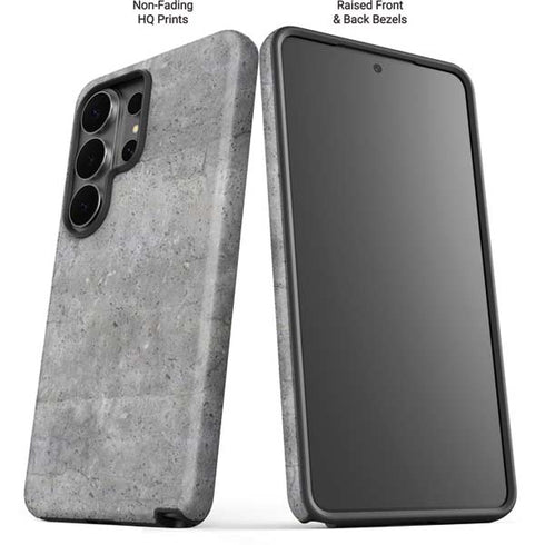 Natural Grey Concrete Galaxy S26 Ultra Impact Case