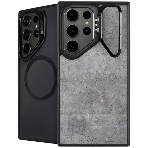 Natural Grey Concrete Galaxy S26 Ultra Kickstand Case