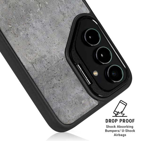 Natural Grey Concrete Galaxy S26 Ultra Kickstand Case