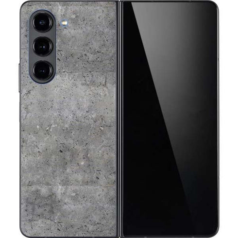 Natural Grey Concrete Galaxy Z Fold5 5G Skin