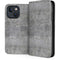 Natural Grey Concrete iPhone 13 Folio Case