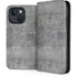 Natural Grey Concrete iPhone 13 Folio Case