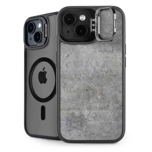 Natural Grey Concrete iPhone 13 Kickstand Case