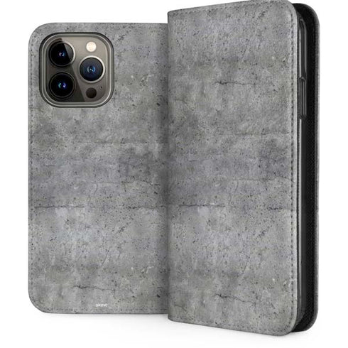 Natural Grey Concrete iPhone 13 Pro Max Folio Case