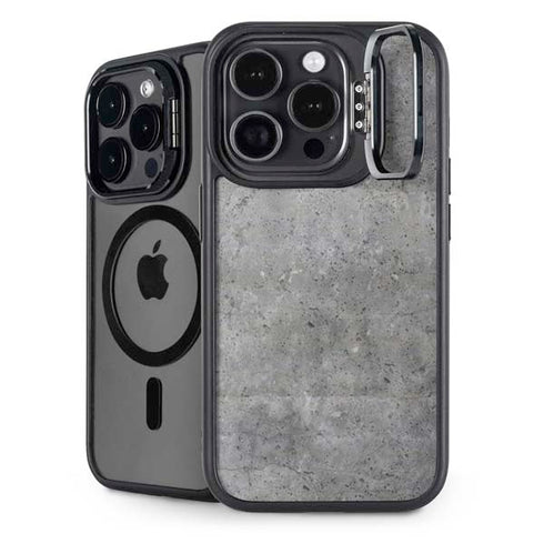 Natural Grey Concrete iPhone 13 Pro Max Kickstand Case
