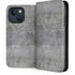 Natural Grey Concrete iPhone 14 Folio Case